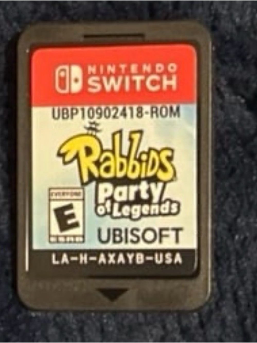 Nintendo Switch Rabbids: Party of Legends Game Card - Black & Red